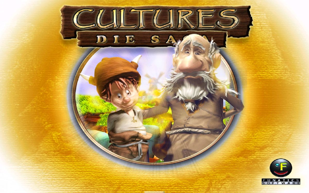 Cultures: Die Saga (Windows) screenshot: loading screen (German)