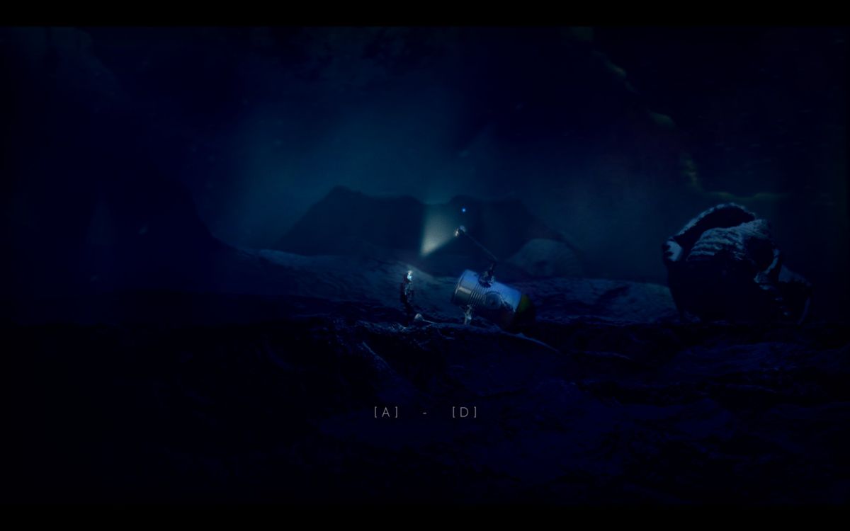 The Swapper (Windows) screenshot: The first steps on an alien planet.