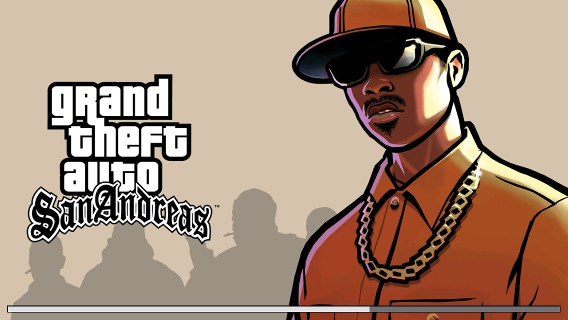 Grand Theft Auto: San Andreas (iPhone) screenshot: Loading screen