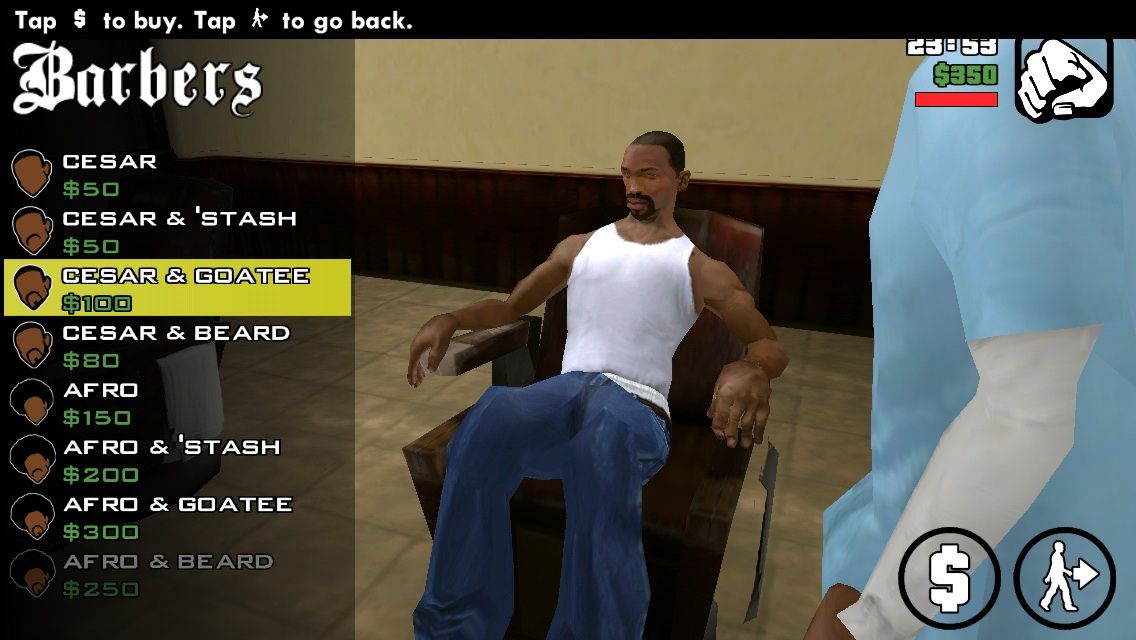 Screenshot of Grand Theft Auto: San Andreas (iPhone, 2004) - MobyGames