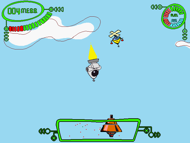 Spy Fox in Hold the Mustard (Windows) screenshot: Dodging some more enemies.