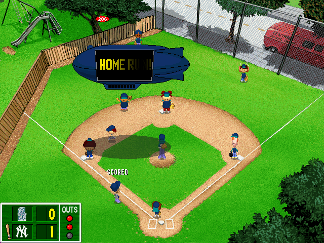 Backyard Baseball 2001 (Windows) screenshot: NOOOOOOOOOOOOO!