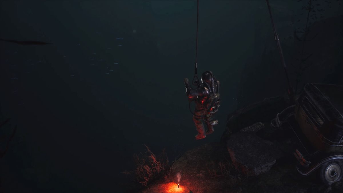 The Sinking City (PlayStation 4) screenshot: Heading deep into the sea