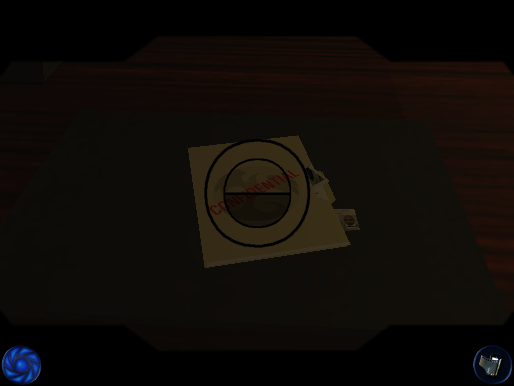 007: Nightfire (Windows) screenshot: Photographing confidential documents adds to your level performance score.