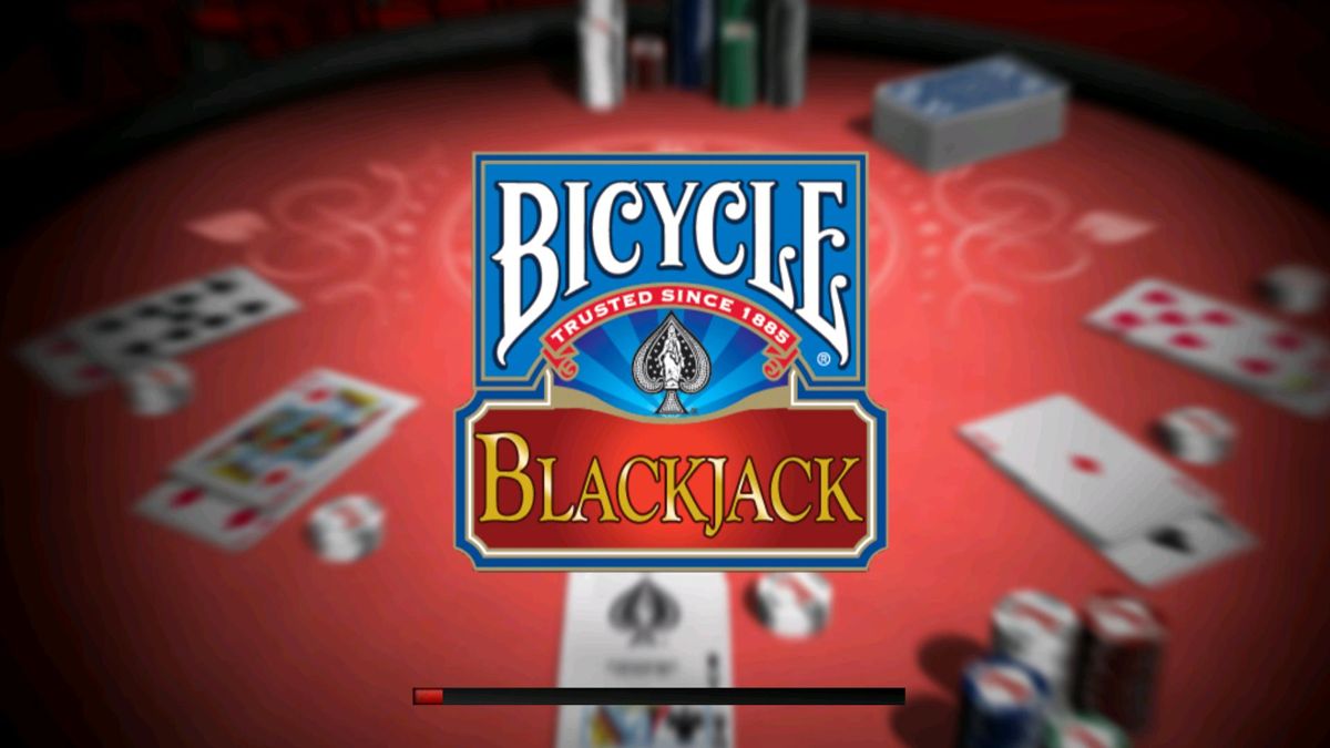 Bicycle Blackjack (Windows) screenshot: Title Screen
