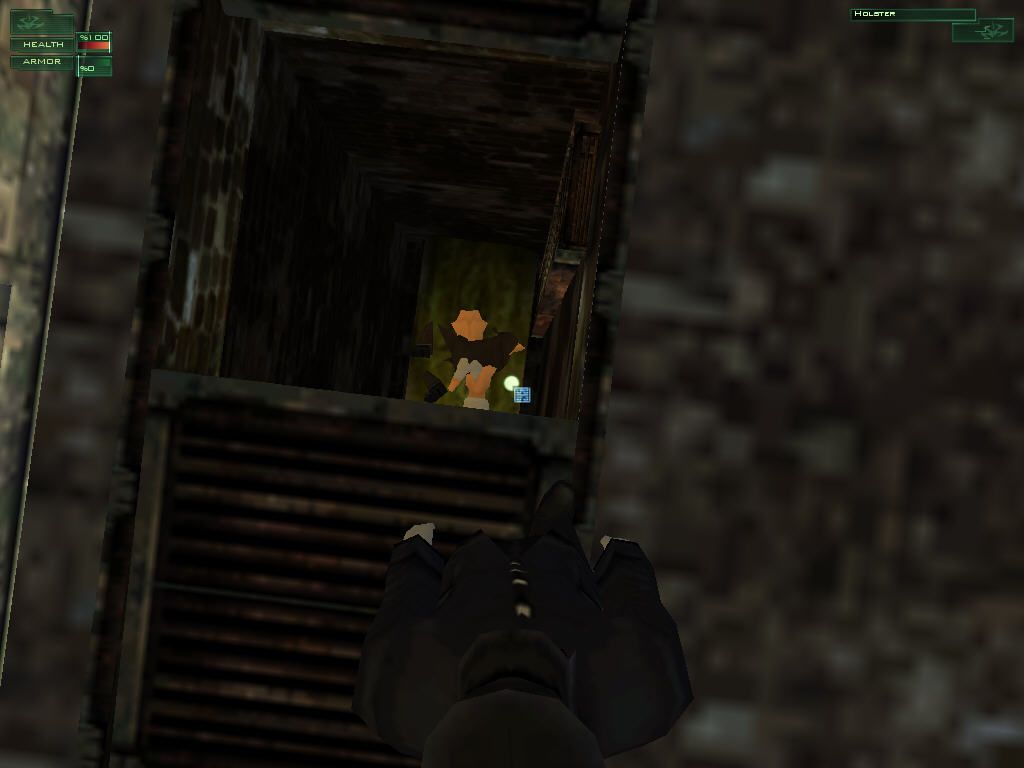 Hitman: Codename 47 (Windows) screenshot: Dinner for sewers rats