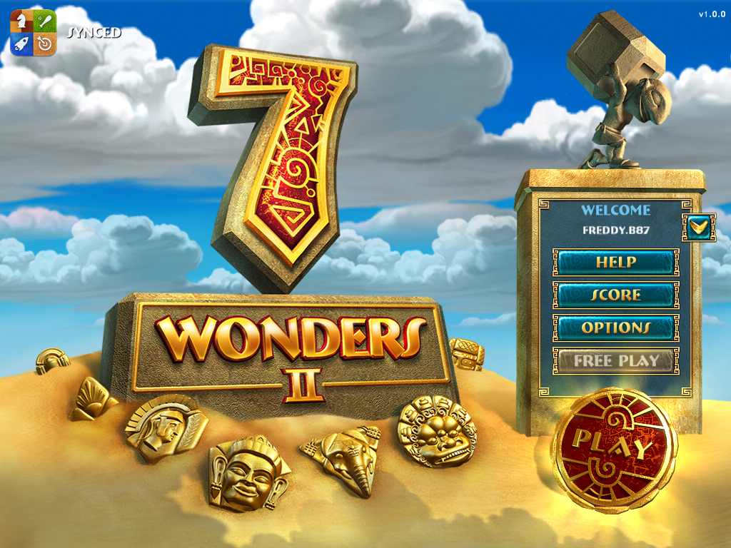 7 Wonders II (iPad) screenshot: Main Menu