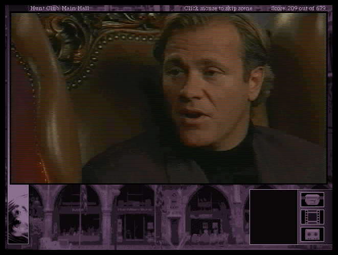 The Beast Within: A Gabriel Knight Mystery (Windows) screenshot: The less-than-pleasant Baron Von Zell