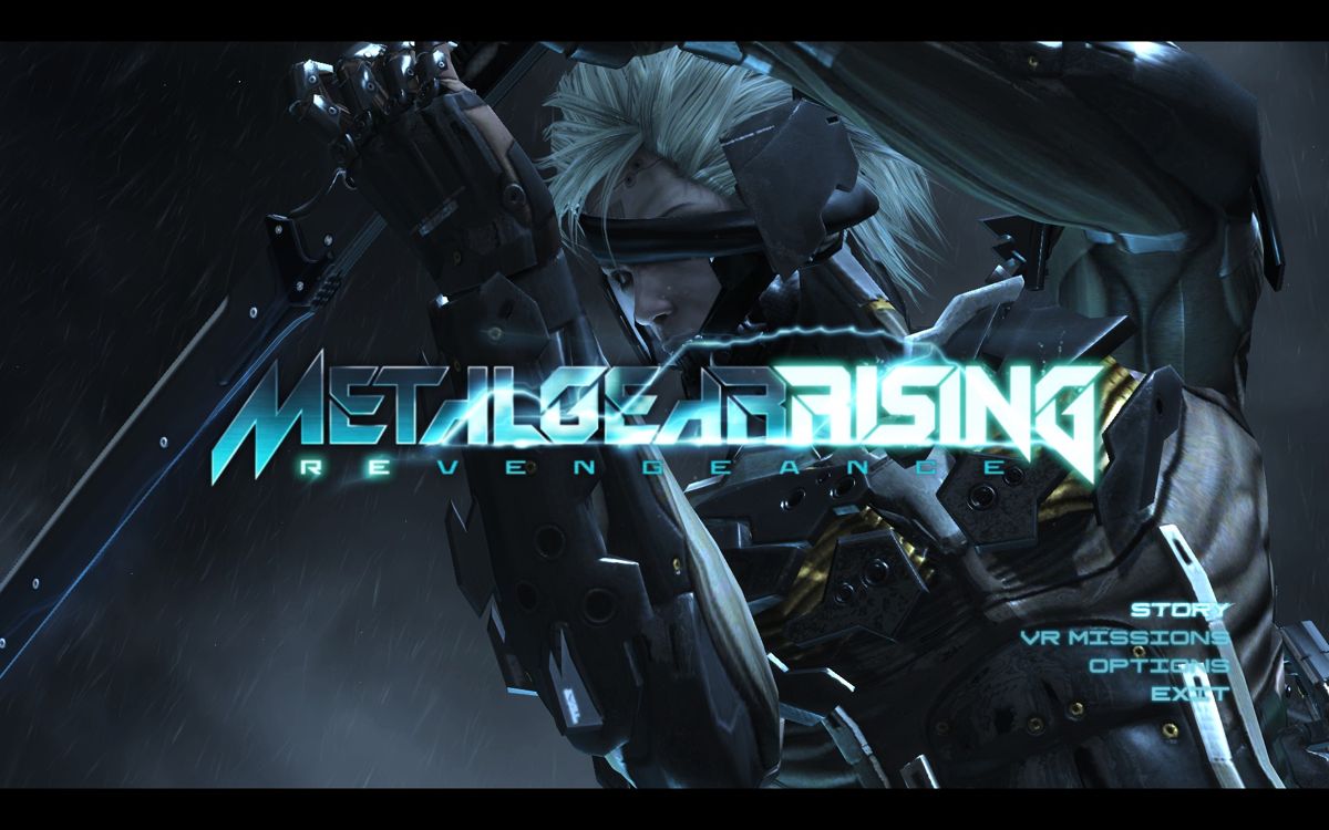 Metal Gear Rising: Revengeance (Windows) screenshot: The title screen