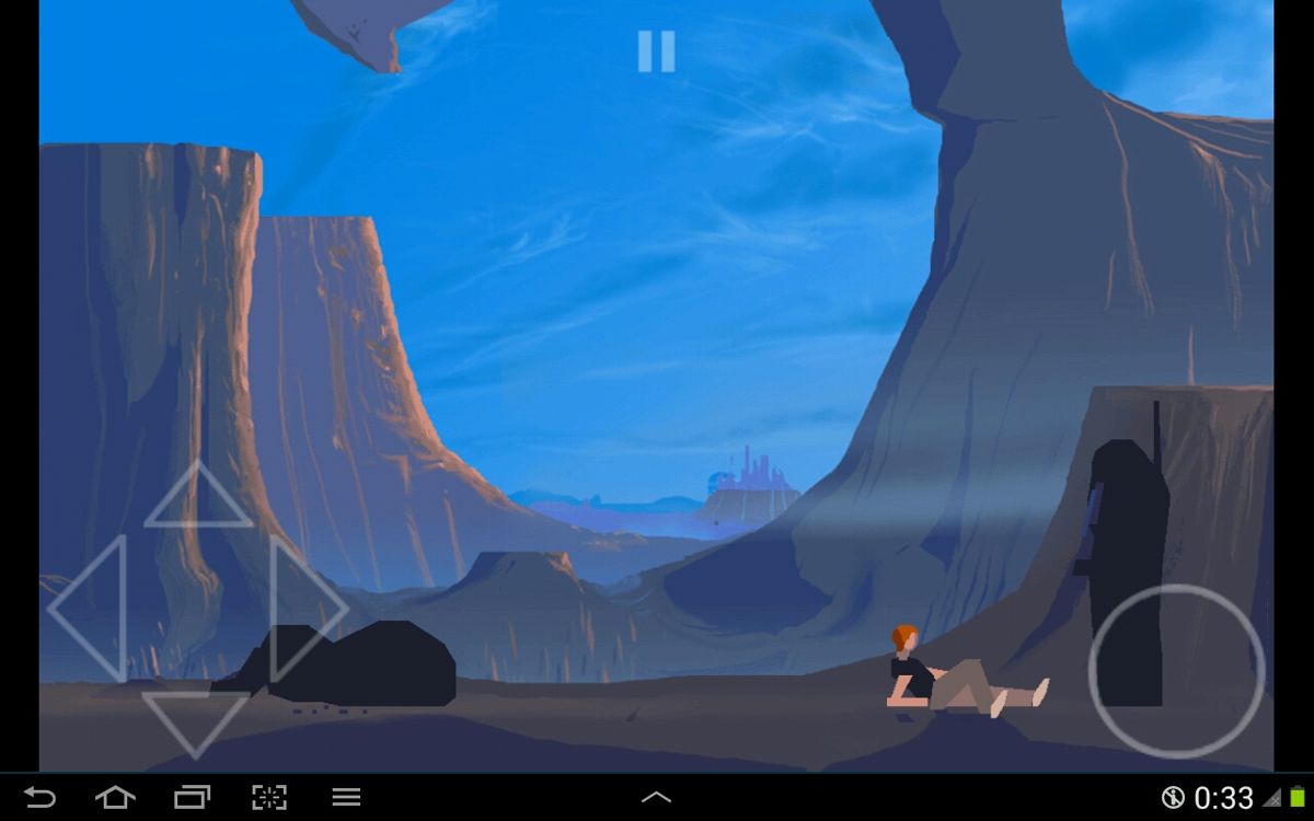 Another World: 20th Anniversary Edition (Android) screenshot: Saved or...?