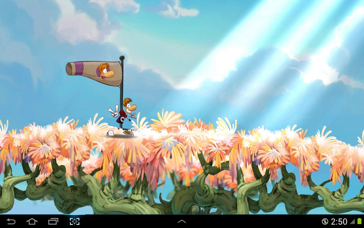 Screenshot of Rayman Jungle Run (Android, 2012) - MobyGames