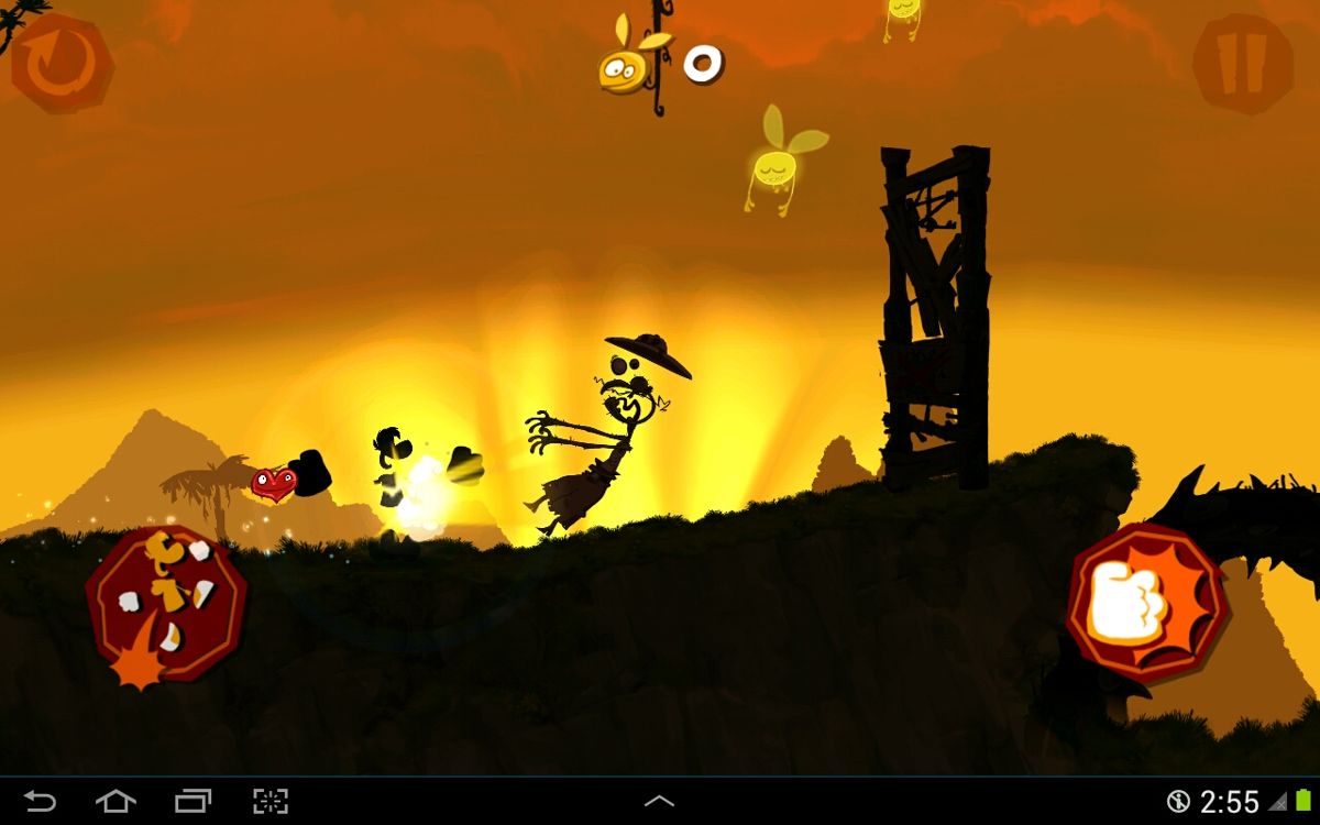 Screenshot of Rayman Jungle Run (Android, 2012) - MobyGames