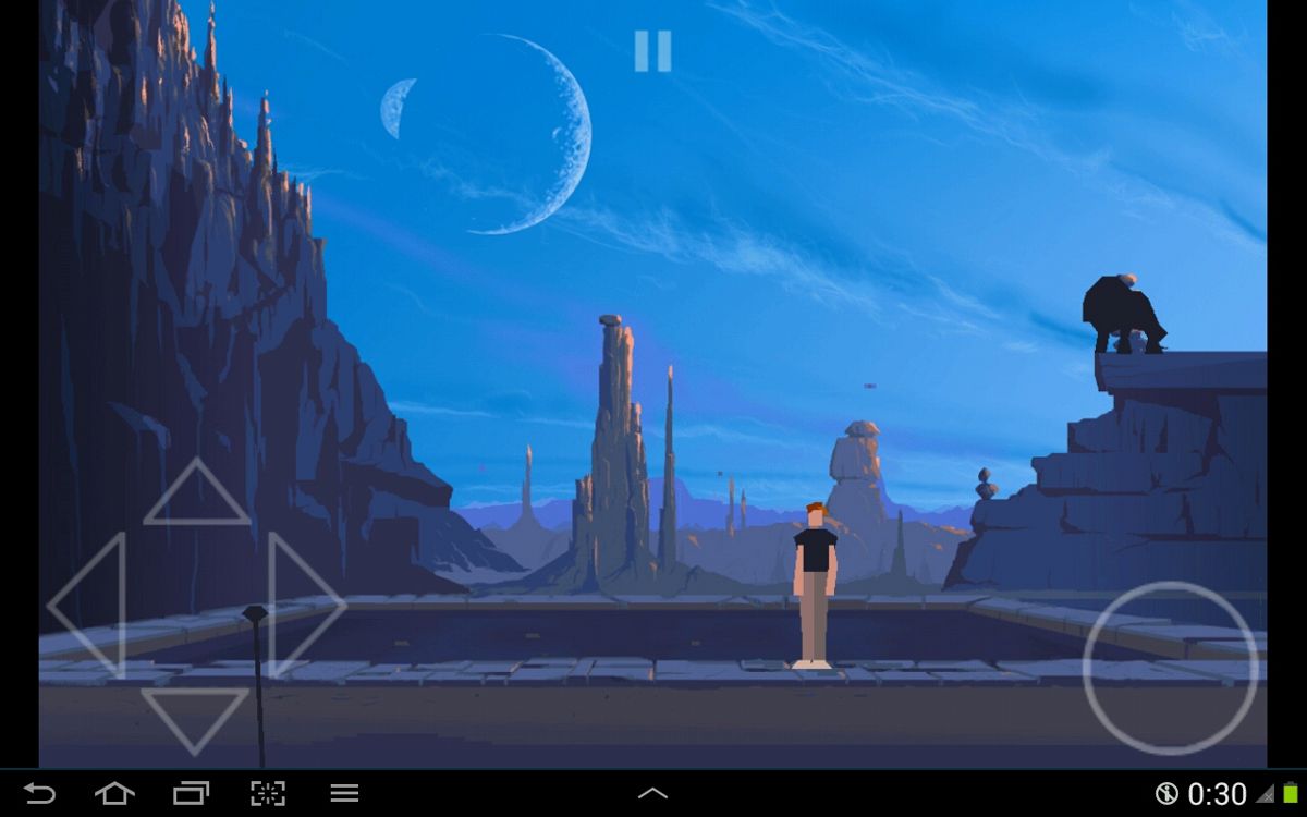 Another World: 20th Anniversary Edition (Android) screenshot: Out of this world