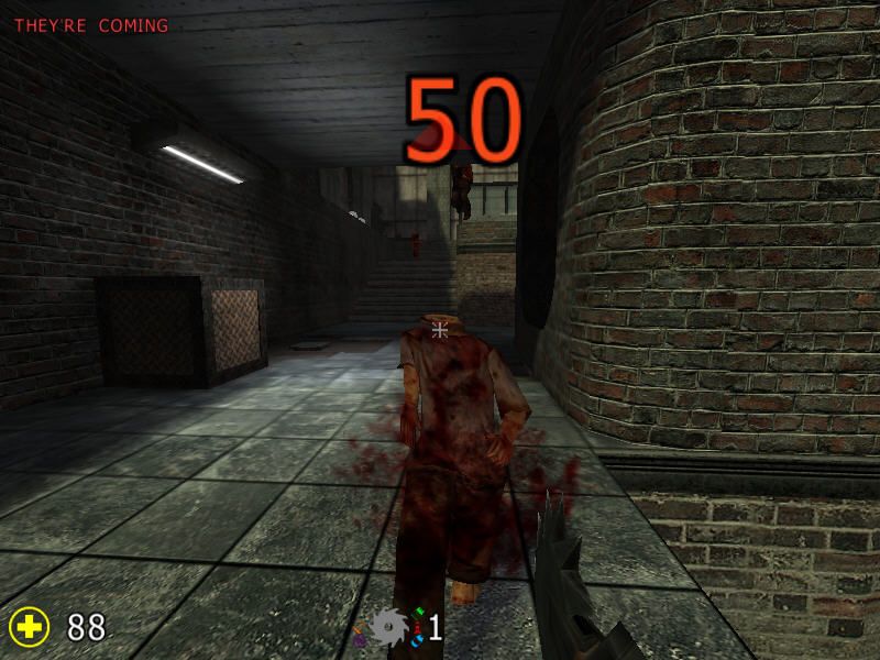 Zombilla (Windows) screenshot: Slash enemies.