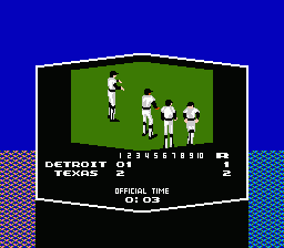 Tecmo Baseball (NES) screenshot: Another Celebration