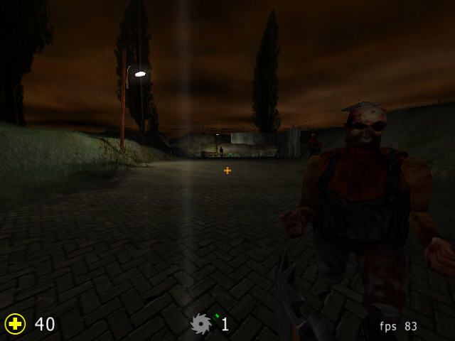 Zombilla (Windows) screenshot: Single zombie, an easy target