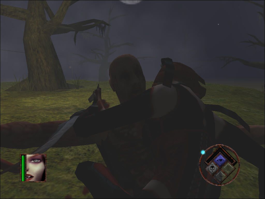 BloodRayne (Windows) screenshot: Fresh zombie.... Yummy!