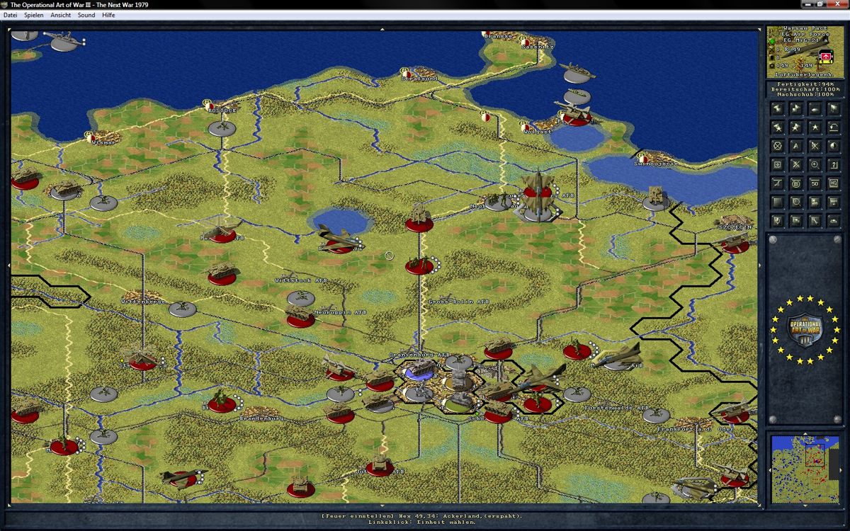 Norm Koger's The Operational Art of War III (Windows) screenshot: Scenario The Next War 1979