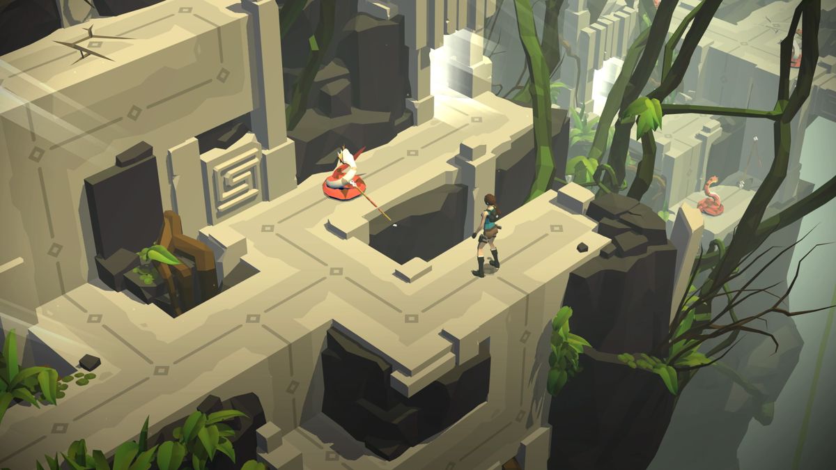 Screenshot of Lara Croft GO (PlayStation 4, 2015) MobyGames