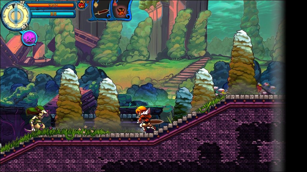 Valdis Story: Abyssal City (Windows) screenshot: The tranquillity of this place is deceptive