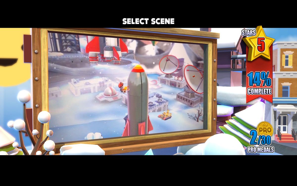 Joe Danger 2: The Movie (Windows) screenshot: The end of level "best of" isn't shy of showing the players failures
