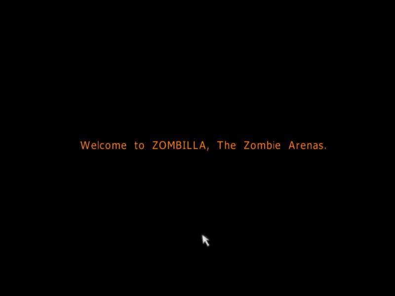Zombilla (Windows) screenshot: Welcome to Zombilla!