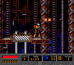 B.O.B. (Genesis) screenshot: Factory level