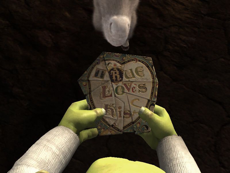 Shrek Forever After: The Final Chapter (Windows) screenshot: True love kiss