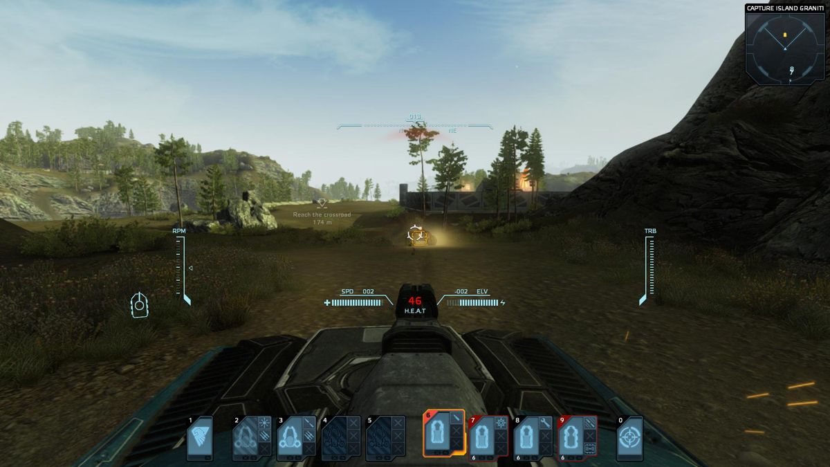 Carrier Command: Gaea Mission (Demo Version) (Windows) screenshot: The second mission