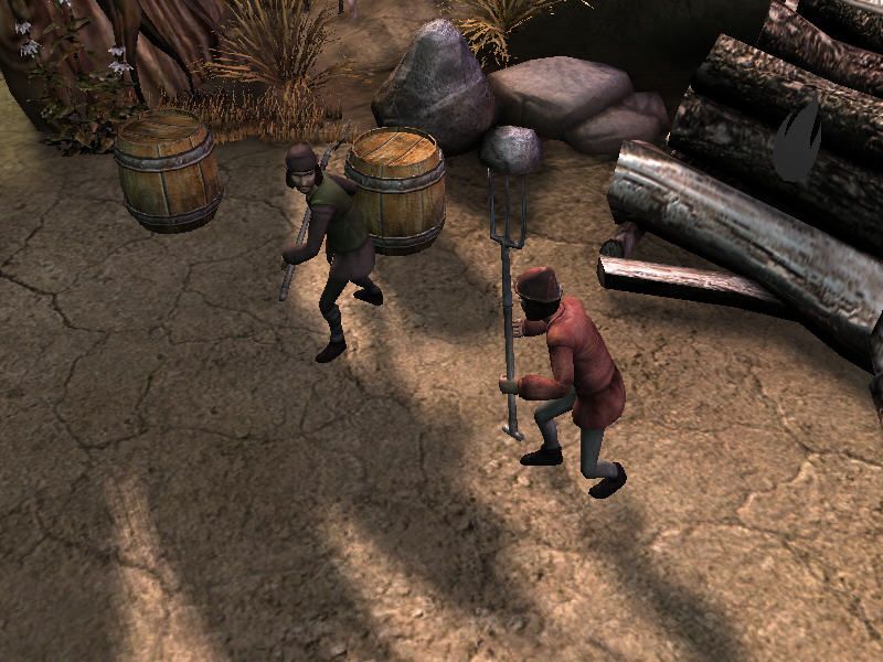 Shrek Forever After: The Final Chapter (Windows) screenshot: Village people