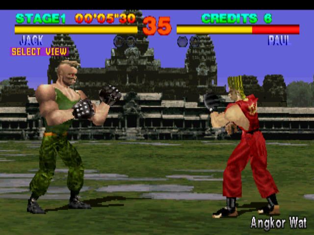 Tekken (Arcade) screenshot: Jack is special robot