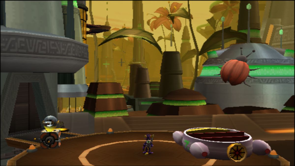 Ratchet & Clank: Size Matters (PlayStation 2) screenshot: Planet Challax