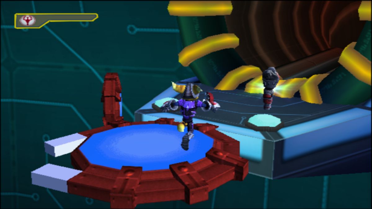 Ratchet & Clank: Size Matters (PlayStation 2) screenshot: Going for a new armor piece