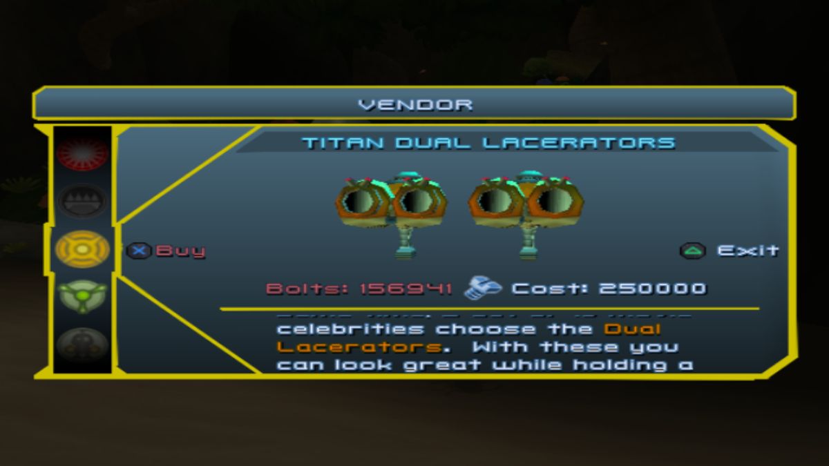 Ratchet & Clank: Size Matters (PlayStation 2) screenshot: When you think you've maxed out your weapons, you find out that there's a whole new level of awesomeness to reach.