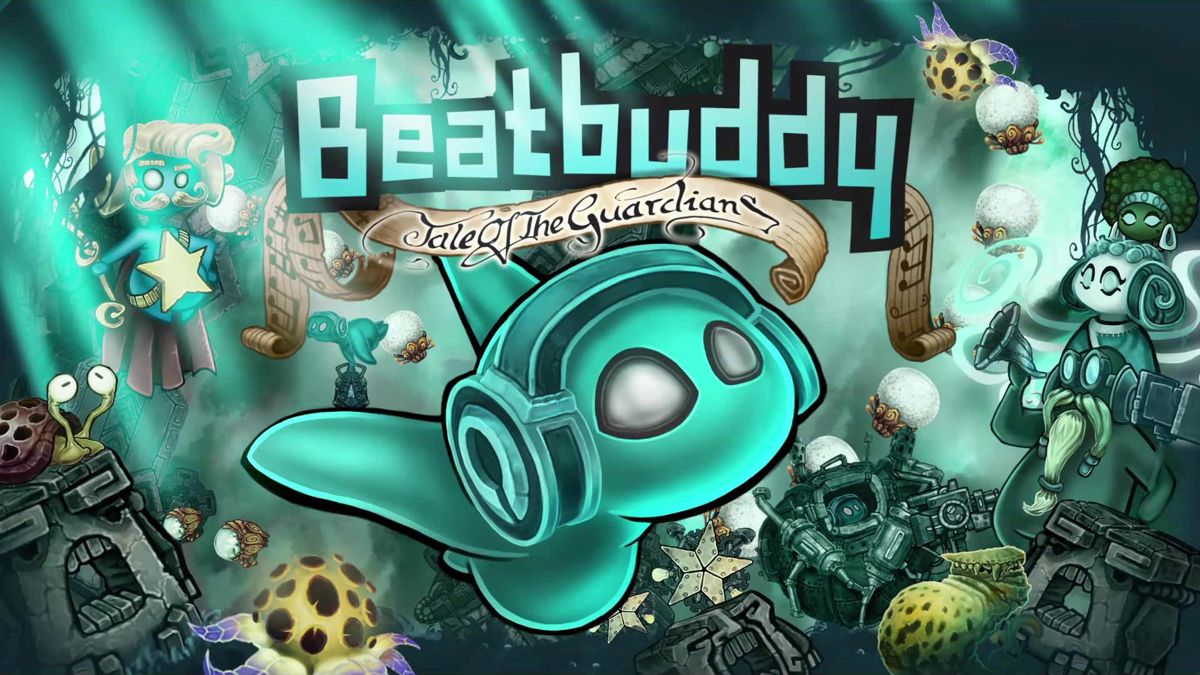 Beatbuddy: Tale of the Guardians (Windows) screenshot: Title screen (demo version)