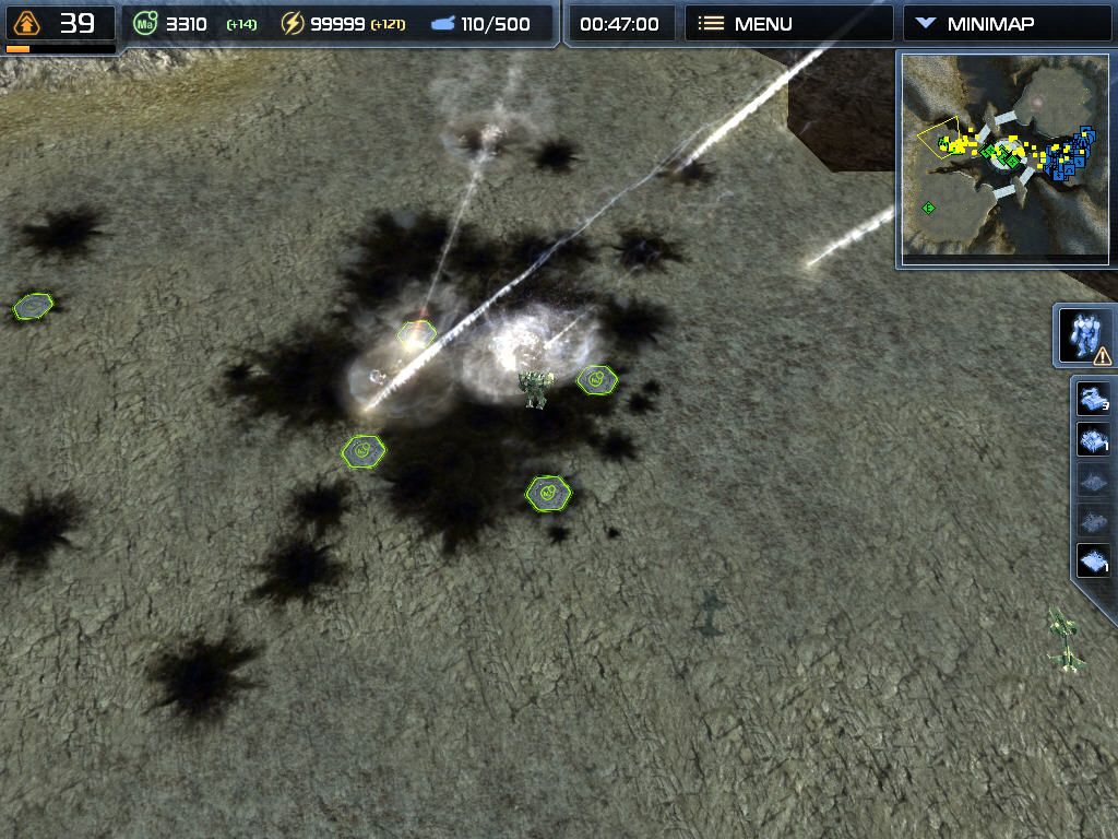 Supreme Commander 2 (Windows) screenshot: Enemy ACU - so alone...