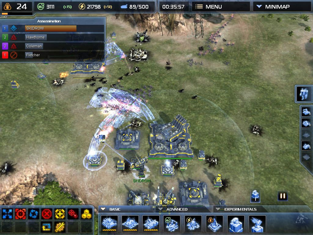 Supreme Commander 2 (Windows) screenshot: Experimental artillery - very powerful