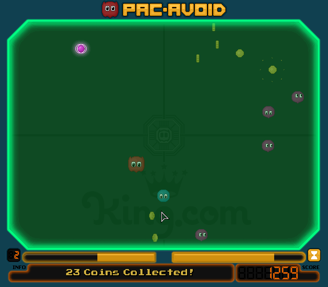 Screenshot of PacAvoid (Browser, 2010) MobyGames