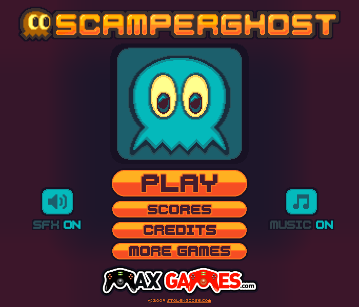 Scamperghost (Browser) screenshot: Main menu