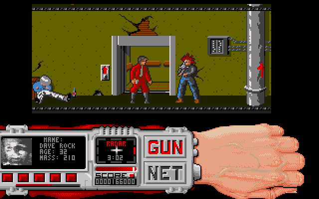 Techno Cop (Amiga) screenshot: Doogies Bonzie Palace
