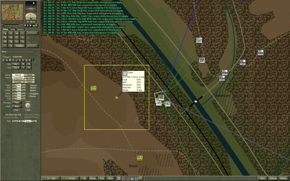 Command Ops: Battles from the Bulge (Windows) screenshot: give your orders