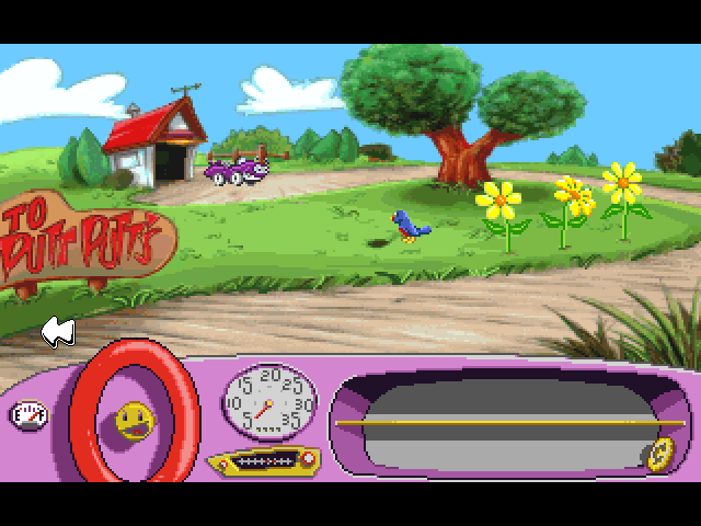 Screenshot of Putt-Putt Joins the Parade (Windows 3.x, 1992) - MobyGames