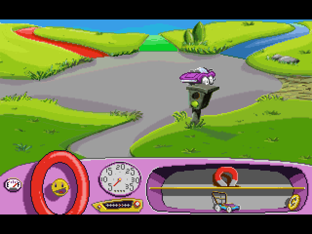 Screenshot of Putt-Putt Joins the Parade (Windows 16-bit, 1992) - MobyGames