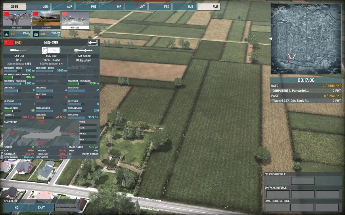 Wargame: AirLand Battle (Windows) screenshot: Unit Information