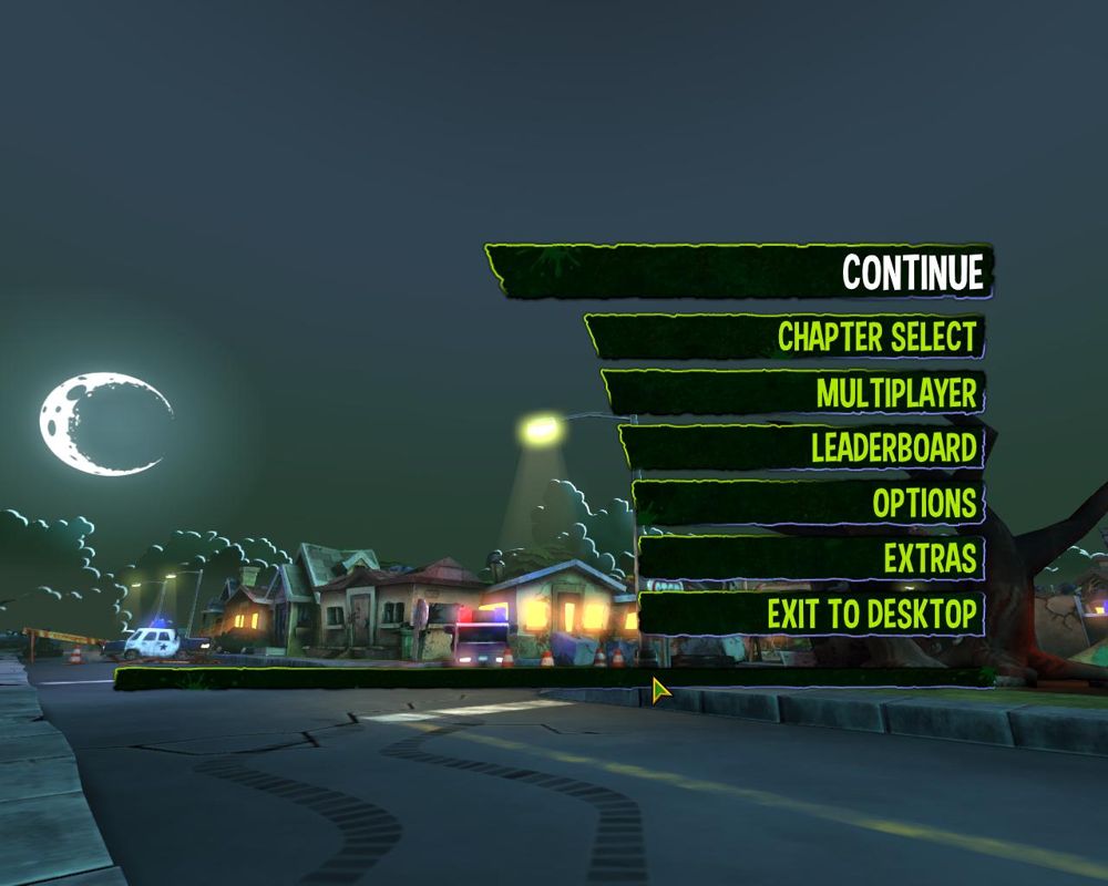 Zombie Tycoon 2: Brainhov's Revenge (Windows) screenshot: Main menu