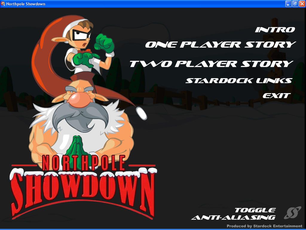 Northpole Showdown (Windows) screenshot: Main menu