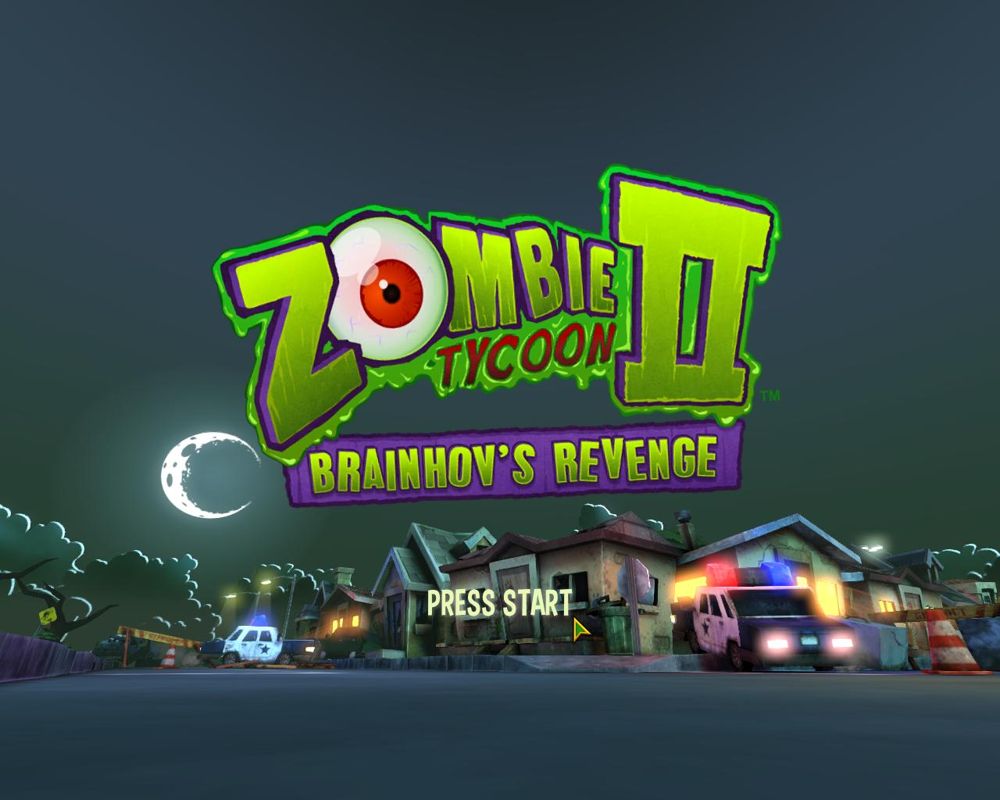 Zombie Tycoon 2: Brainhov's Revenge (Windows) screenshot: Title screen