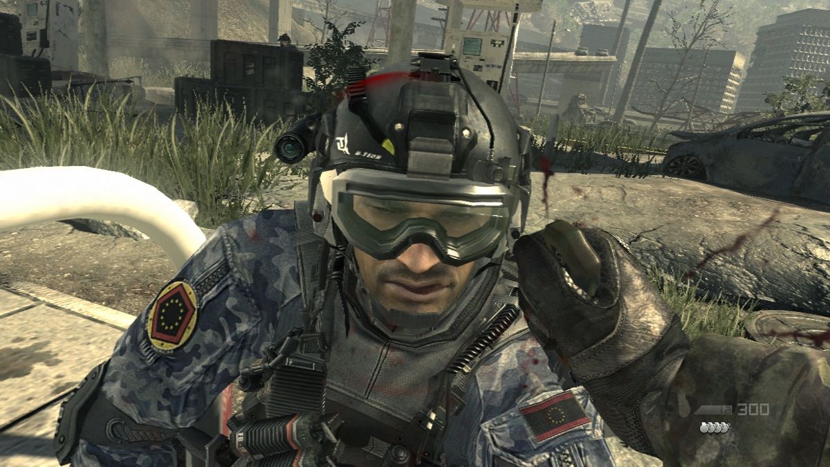 Call of Duty: Ghosts (Wii U) screenshot: Knifed