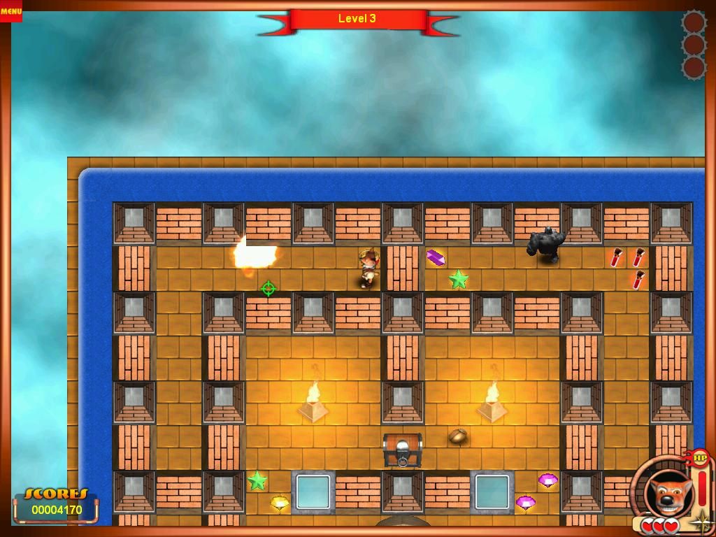 Fox Jones: The Treasures of El Dorado (Windows) screenshot: Level 3