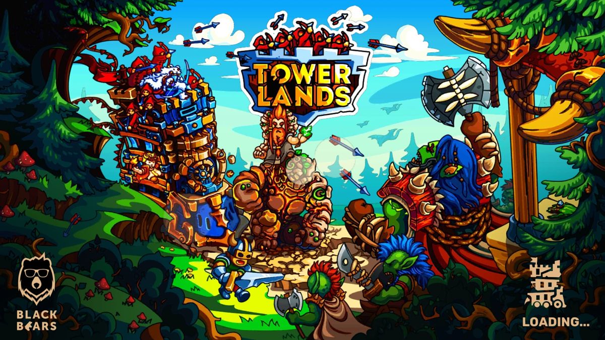Towerlands (Android) screenshot: Title screen